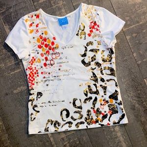 Size small Lara lane provincial swooped top